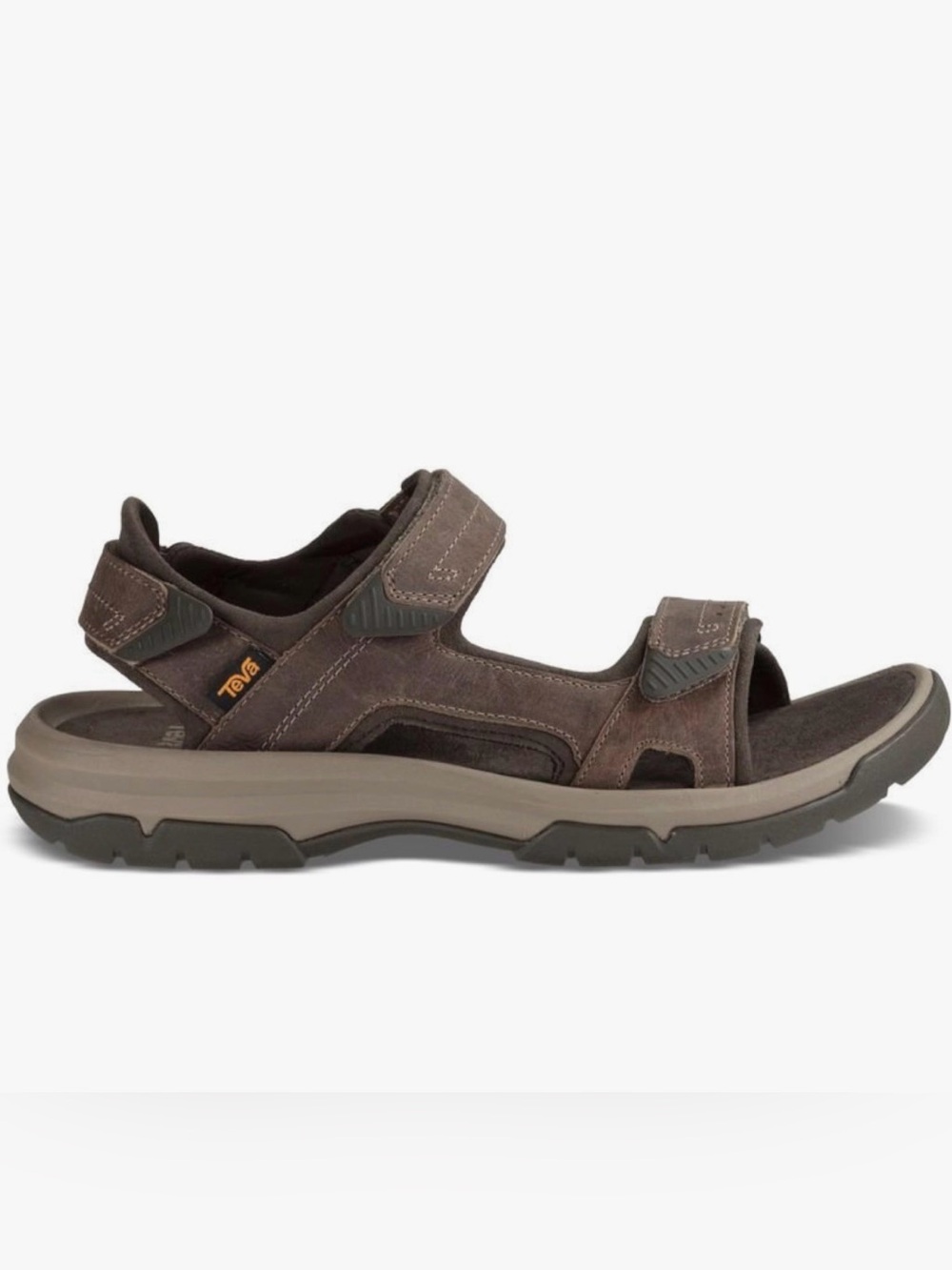 Teva Men's Brown and Tan Leather Outdoor Sport Sandal NWT
